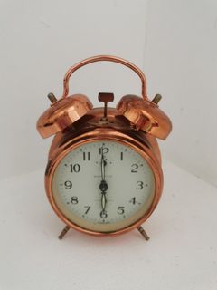 Vintage Brass Alarm Clock