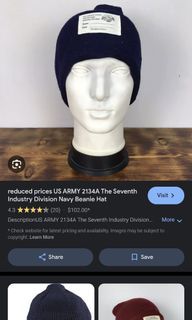 Vintage US army Beanie hat