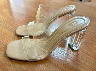 Zara Transparent High-heel sandals