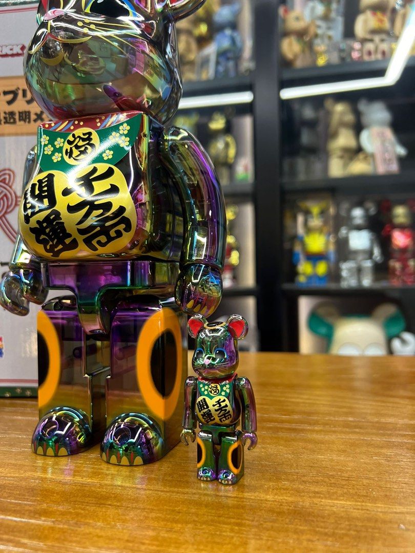 BE@RBRICK 招き猫 蓄光 弐 開運 100％/400％ 1セット