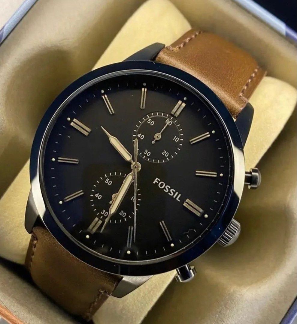 Fs5437 Fossil Townsman 44mm Chronograph Stainless Steel Watch