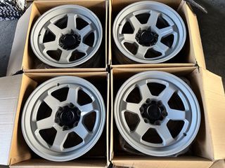 17” Beast 9007 Cement Gray Mags 6Holes pcd 139 Brandnew