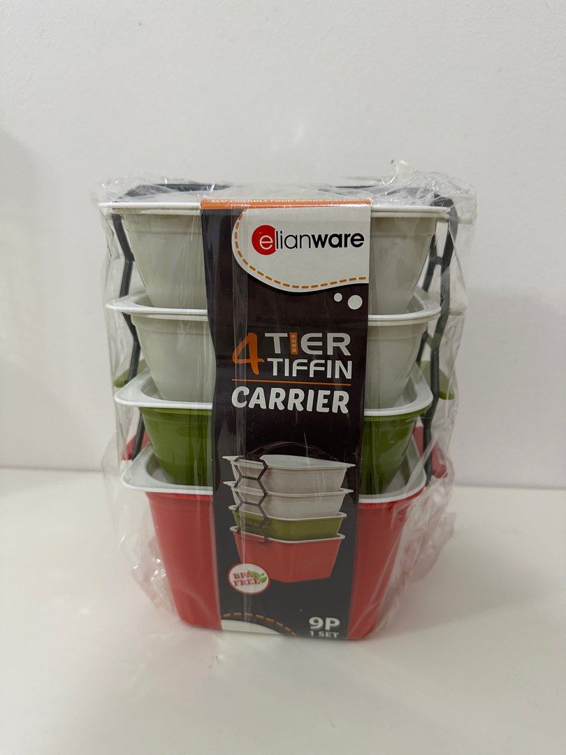 4 tier food container, Furniture & Home Living, Kitchenware & Tableware ...