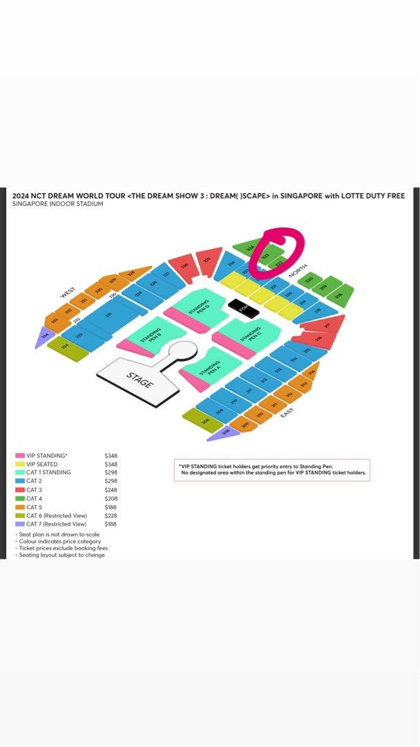 4x 2024 NCT DREAM WORLD TOUR 30 June 2024, Tickets & Vouchers, Event