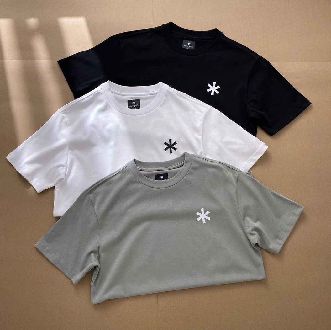 日本預訂3色選snow peak x journal standard 文字logo 山系短袖T恤tee 