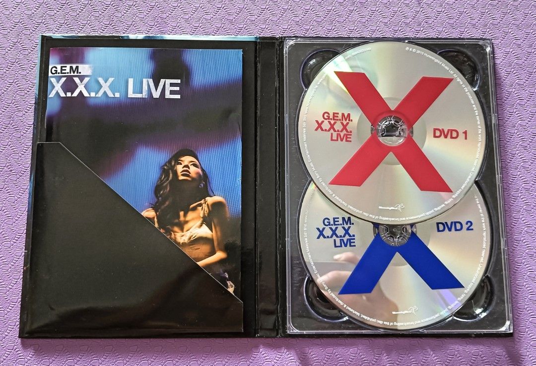 DVD) 鄧紫棋G.E.M. X.X.X. (LIVE CONCERT) 2DVD, Hobbies & Toys 
