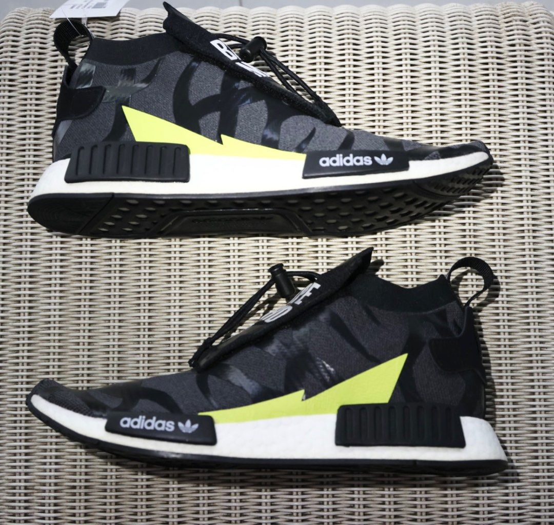 Adidas x Bape x Neighborhood NMD TS1 Men s Fashion Footwear Sneakers on Carousell