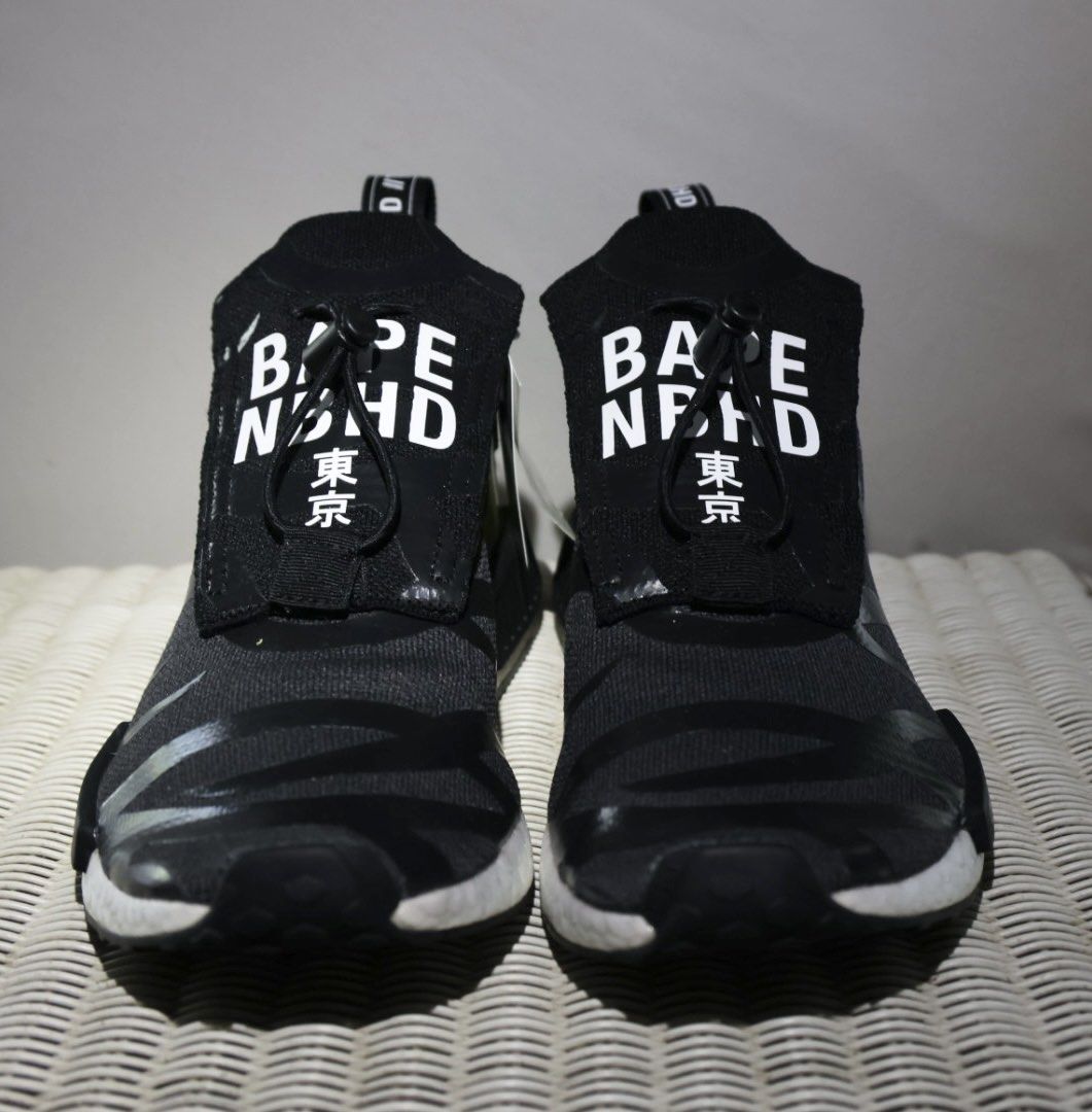Adidas x Bape x Neighborhood NMD TS1 Men s Fashion Footwear Sneakers on Carousell