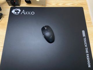Akko Glass Mousepad Black