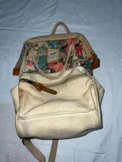 Anello nude brown floral backpack