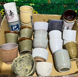 Assorted Stoneware Cups