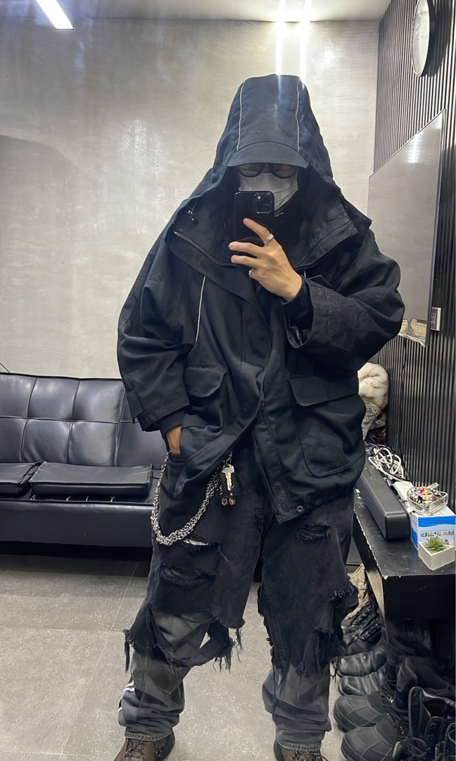 Balenciaga swing parka top