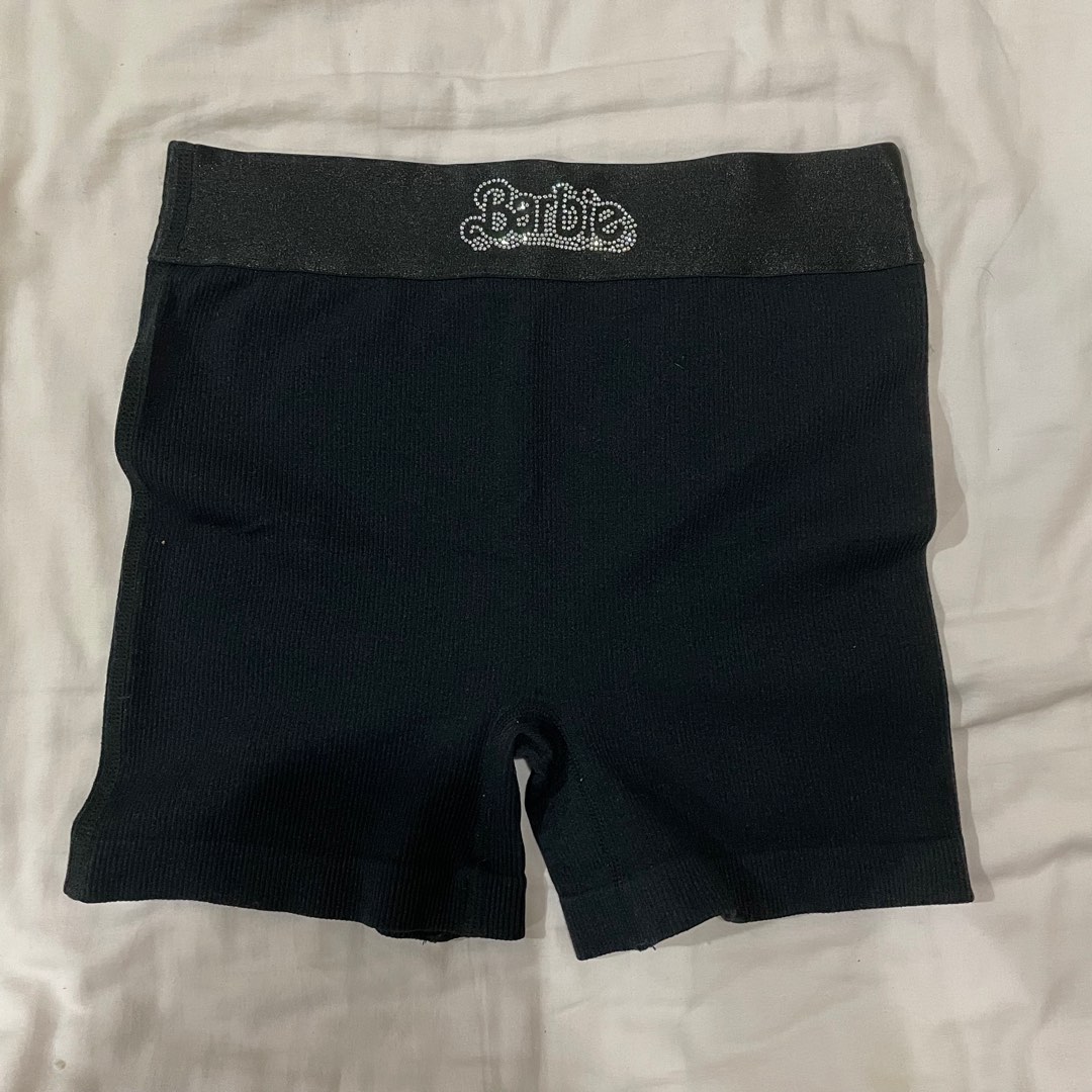 barbie bedazzled seamless biker shorts Women s Fashion Bottoms Shorts on Carousell