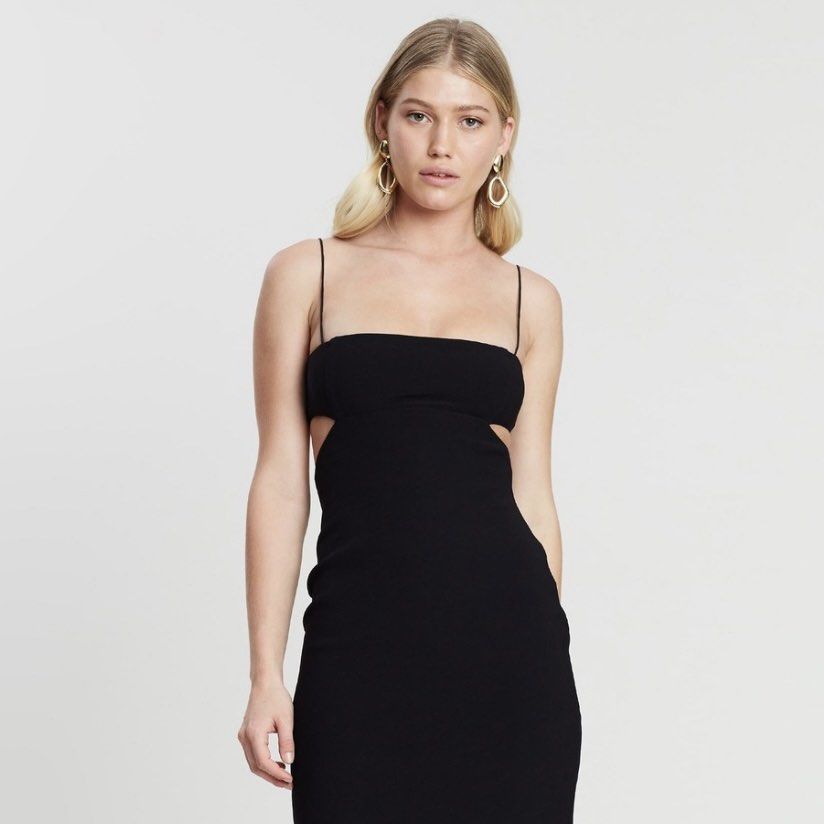 princess polly baby blue dress Bec bridge black mini dress with waist cut out, Women's Fashion, Dresses &  Sets, Dresses on Carousell