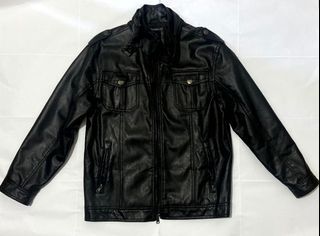 Black Leather Jacket | Trucker Jacket Style
