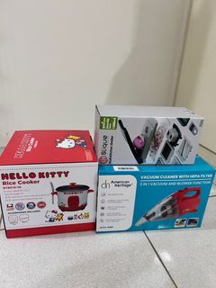 Brand New Appliances (Rice Cooker, Vacuum, Multi-Kitchen Grater