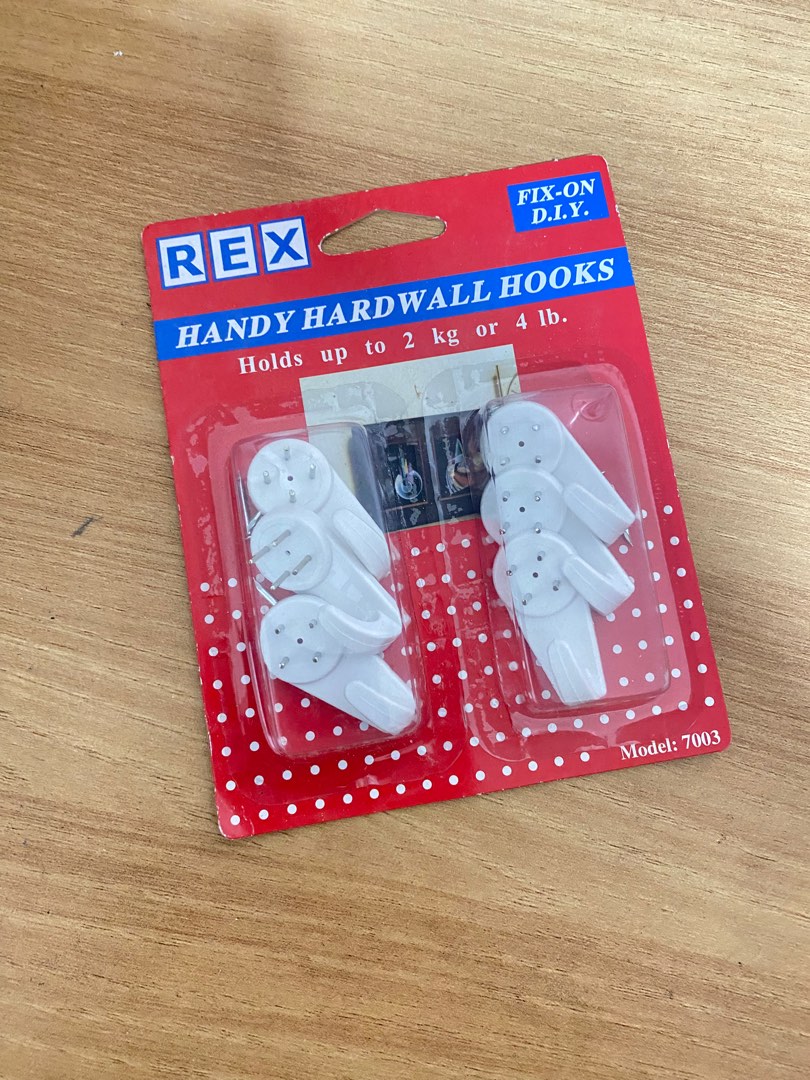 Brand New Handy Hardwall Hooks Furniture Home Living Home Improvement Organisation Hooks Hangers on Carousell