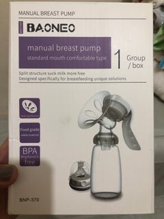 Brand New Manual Breast Pump (BAONEO)