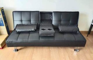 BRAND NEW SOFA BED WITH CUP HOLDER