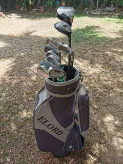Budget Friendly Golf Club Set with Mixed Brands and Carry Bag