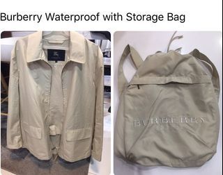 Burberry Waterproof w/Storage Bag