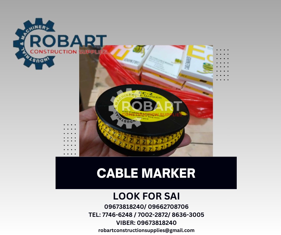 Cable Marker, Commercial & Industrial, Construction Tools & Equipment ...