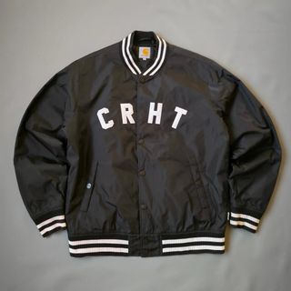 Carhartt stadium "CRHT" nylon varsity jacket