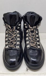 Chanel soft patent boots