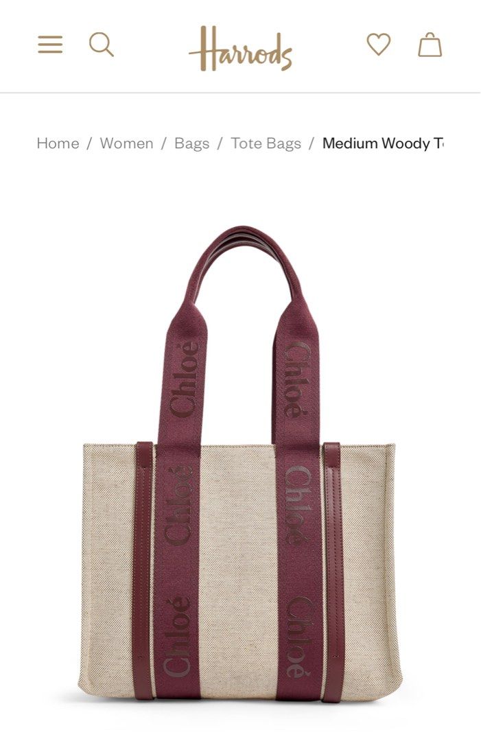 Chloe Woody Tote Medium in Limited Harrods Exclusive Colour