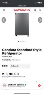Condura Refrigirator