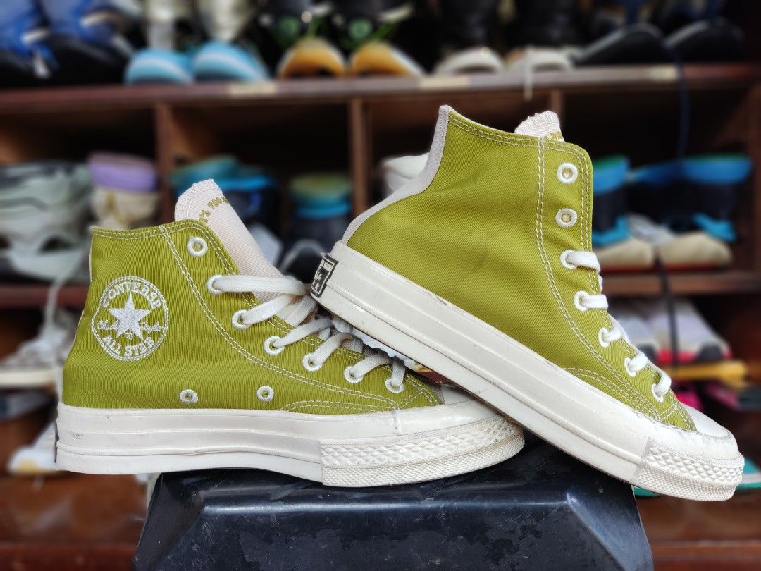 Chuck taylor all star 70 renew canvas high top moss on sale