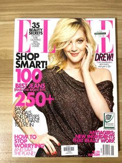 Elle magazine May 2009 Drew Barrymore