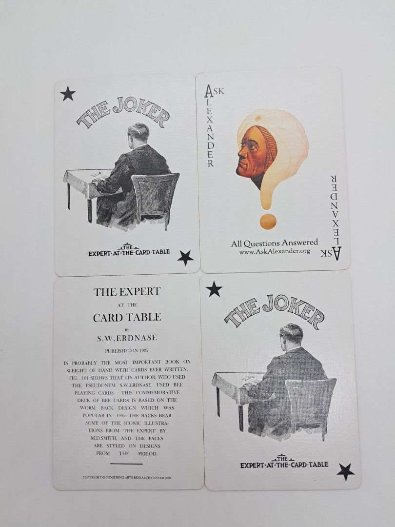 Erdnase Smith Back Bee 1902 Club Special Playing Card Decks, 興趣