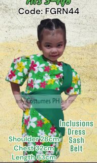 Filipiniana dress For rent kids‼️