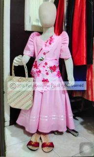 Filipiniana pink FOR RENT dress kids‼️
