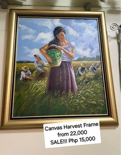 FOR SALE Canvas Harvest Painting
