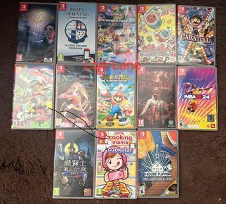 For sale nintendo switch games