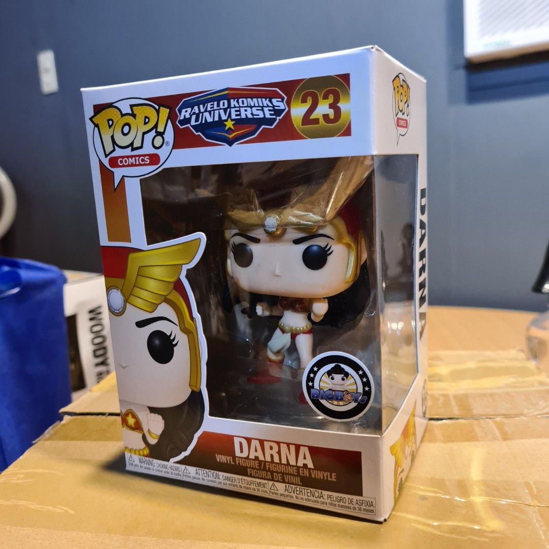 FUNKO POP DARNA (Category: Designer & Blind Box Toys) located in Manila. Submitted by bacmanoriginals (Listing ID 1301353000, Image 1). Description: see funko pop app for updated price baka tumaas na by the time na nakita mo tong post.