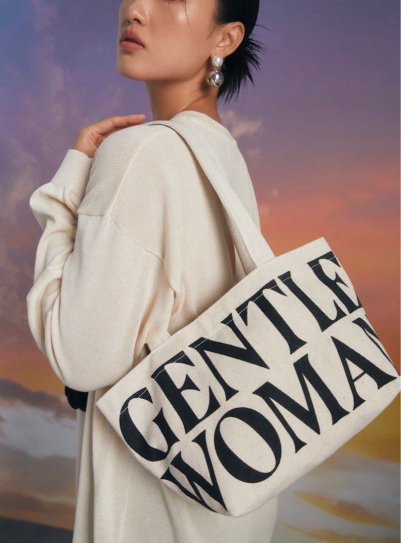 gentlewoman canvas shoulder tote bag Women s Fashion Bags Wallets Shoulder Bags on Carousell