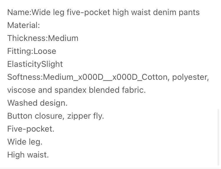 Giordano wide leg size 27 (Category: Jeans) located in Manila. Submitted by chabachaba (Listing ID 1301321512, Image 2). Description: .