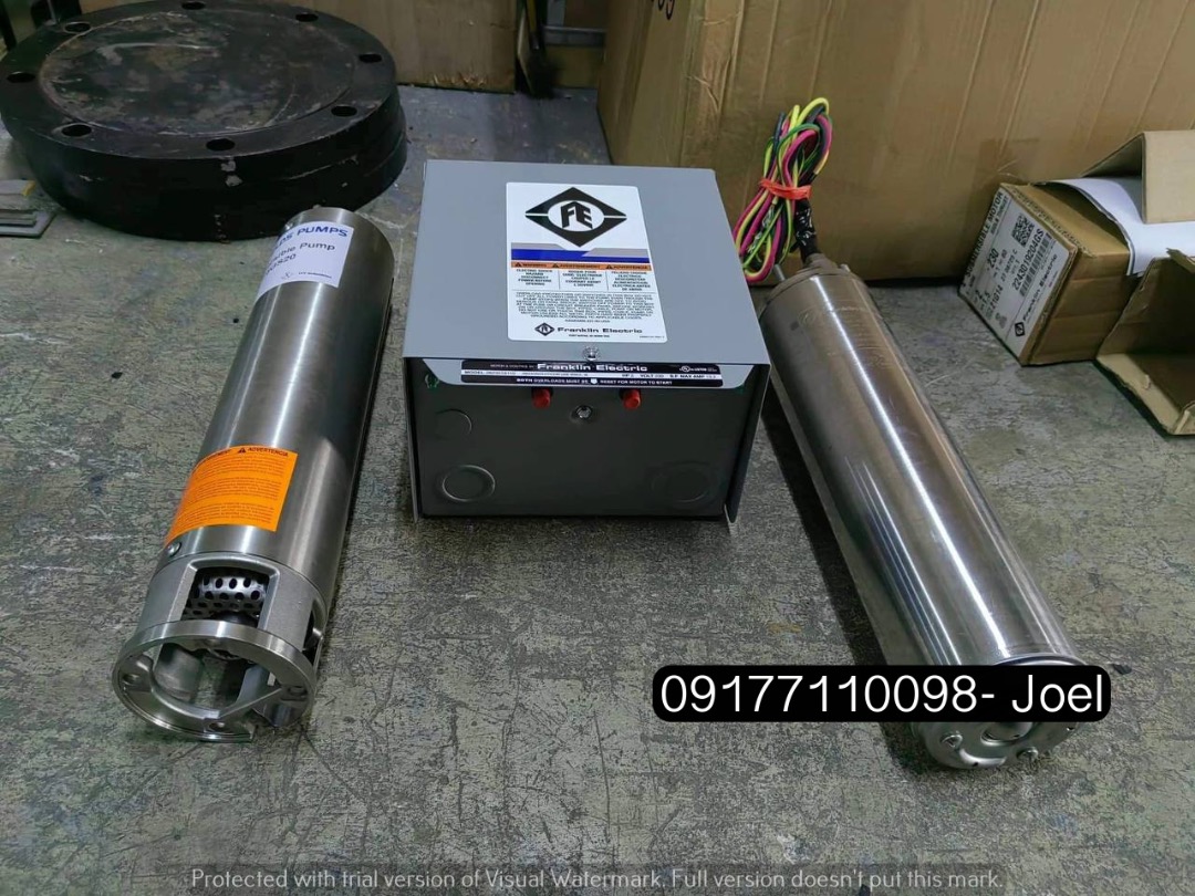 Goulds Submersible Pump With Franklin Motor and Control Box, Commercial ...