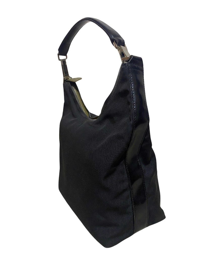 Gucci Nylon Canvas Hobo Shoulder Bag Luxury Bags Wallets on Carousell