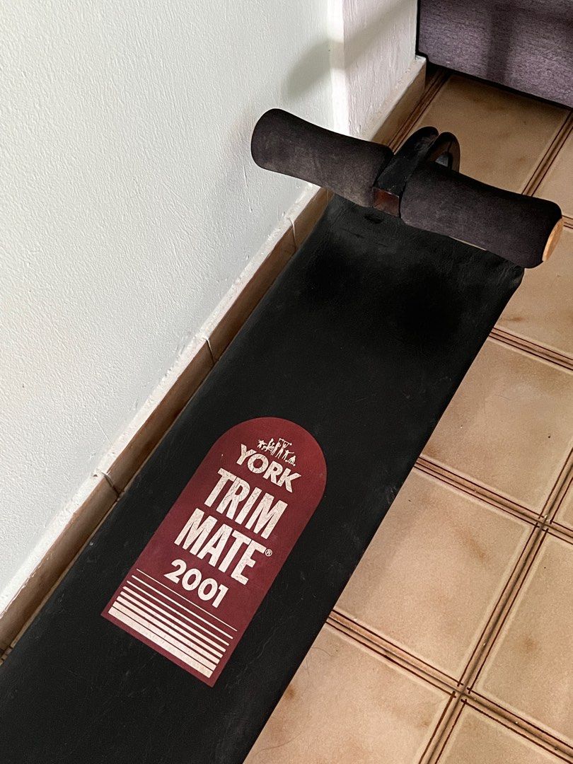 Gym Bench York Trim Mate 2001 Sports Equipment Exercise Fitness Exercise Mats on Carousell