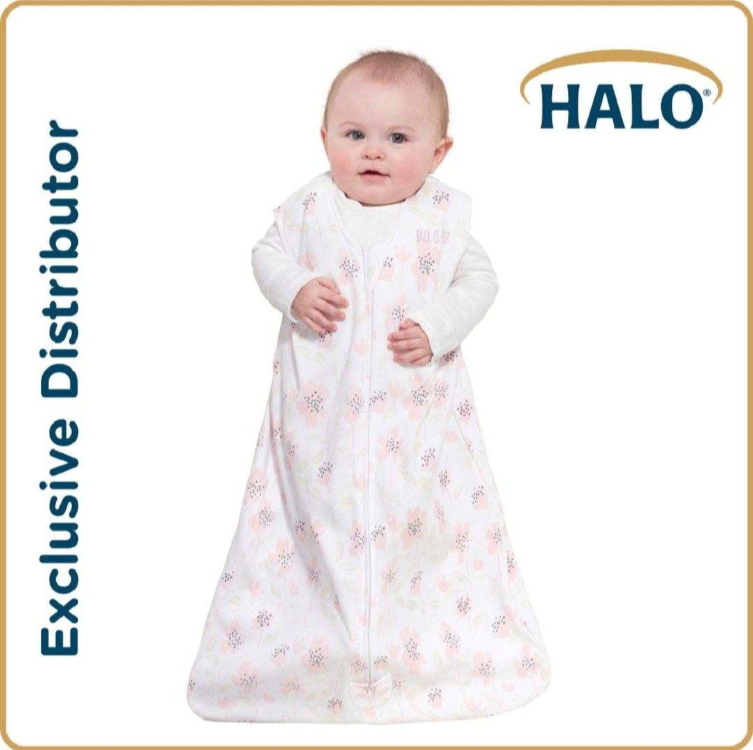 Halo Sleepsack Wearable Blanket Blush Wildflower XL 18 24mos Babies Kids Babies Kids Fashion on Carousell