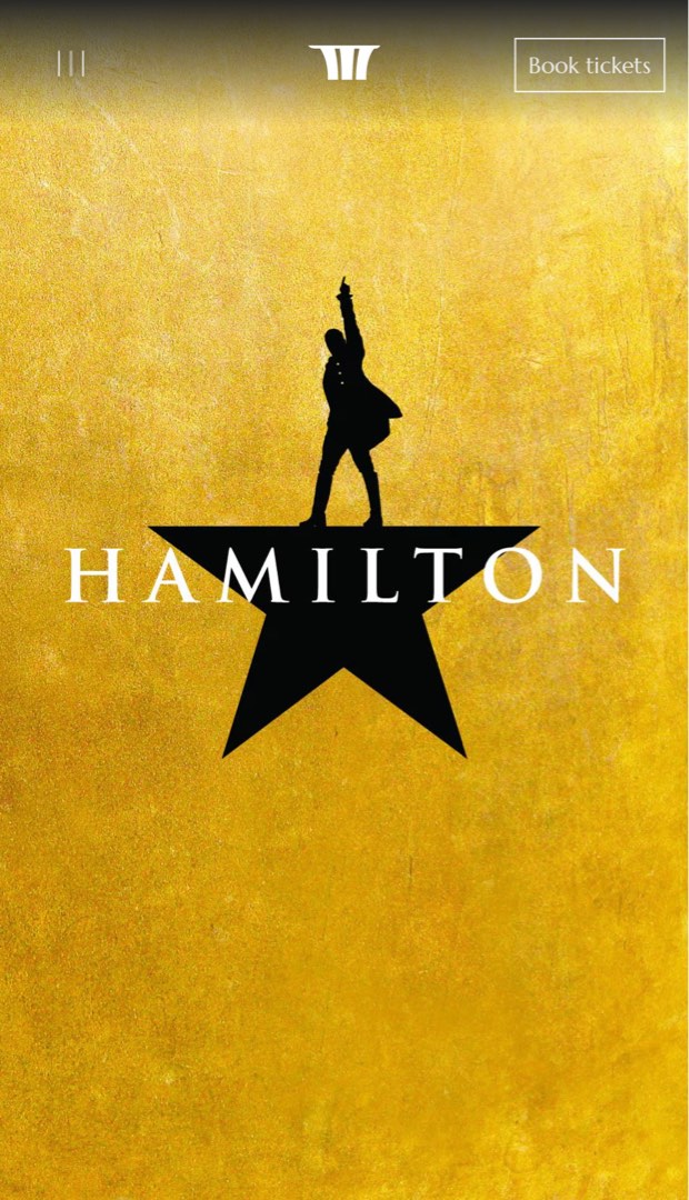 Hamilton show tickets online