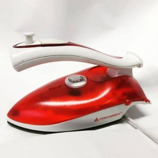 Hanabishi Hi-90 Travel Steamer Portable Iron in Red