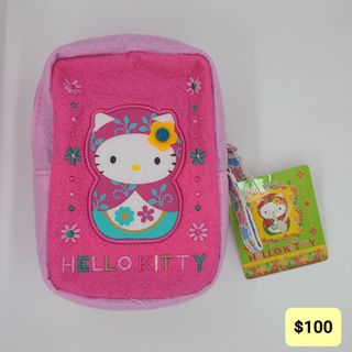 Hello Kitty 銀包 散紙包 拉鍊包 斜揹袋 卡包 手提袋 索袋 購物袋 Sanrio Vintage64219703313922110