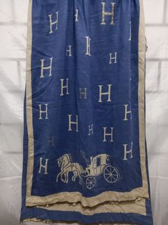 Hermes reversible large soft cashmere and silk scarf
