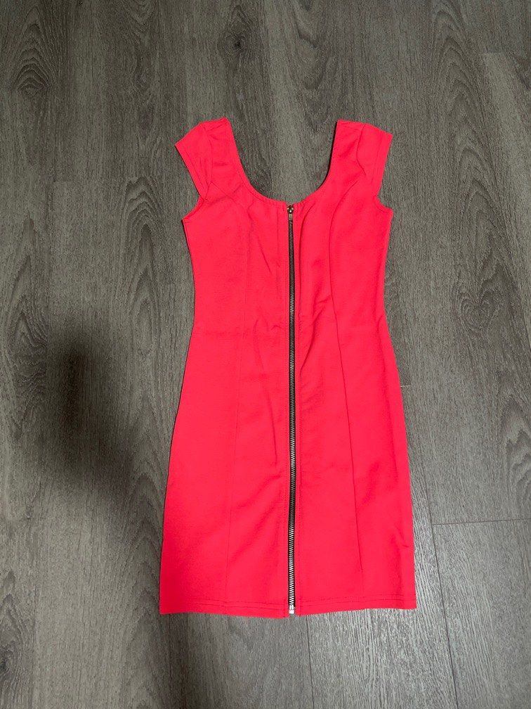neon pink dress h&m H&M Pink Dress Studio Collection Size S /SOLD OUT