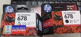 HP 678 Tri color and Black